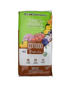 Humus, TerComposti, universal, thes/45 l, substrat për bimë dhe lule dhe mbi të gjitha për perime