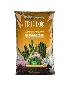 Soil, TerComposti, cactus and sukuleente, bag/8 l, professional substrate enriched with various silica sands grain size