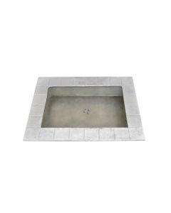 Fountain, decorative tiles, H max110cm, 1 large unit, 12W, Ac12V, 650LpH, 2modules for watering, resin material