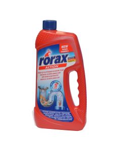Detergjent pstrimi "Rorax" , zhbllokues lavamani , 1000 ml, 1 copë