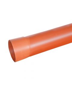 PVC discharge pipe Ø160x3m, thin