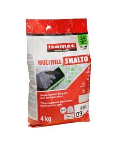Isomat Multifill paint, 4 KG for tile joints 1-8mm, color gray 03