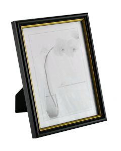 Plastic photo frames, color Matt black sizes 10*15cm