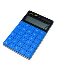 Calculator, Deli, 12 digits, 16.5x10.3x1.5 cm, mixed, 1 piece