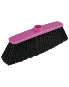 Cleaning broom,  "Bassa maxi", plastic recycled, 22 cm, black, 1 piece