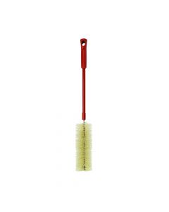 Bottle brush, "Fortex", plastic, red-red, 25 cm, 1 pcs
