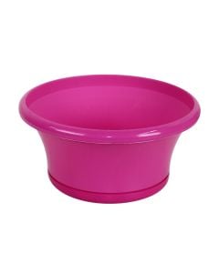 Round flower pot, RECORD, plastic, pink, Ø20 xH10.5 cm