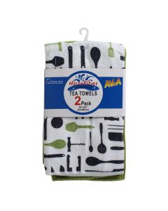 Kitchen towel, "Avra", multipurpose, microfiber, mix, 41x48 cm, 2 piece