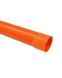 PVC discharge pipe Ø110x3m, thin