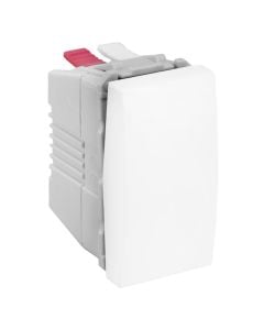 10 AX two-way screwless terminals white Unica Top