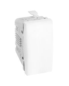 10 A Screwless terminals push-button white Unica