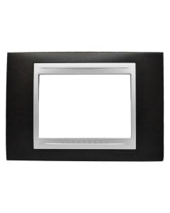 Kapak UNICA TOP, 3 module, (alumin- metalik)