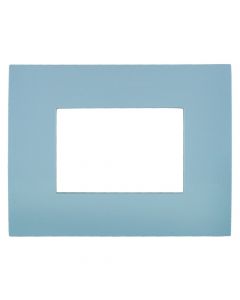 ABB cover frame, 3 module, blue color
