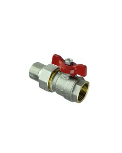 BRONZE BALL VALVE W/O RING CONNECTOR FM3/4" PN50