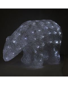 Dekorime per Krishtlindje drita ne forme ariu akrilik 30*14*21CM