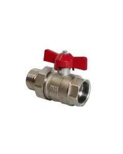 BRASS BALL VALVE WITH UNION 1"