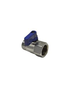 BRASS MINI BALL VALVE F-M 1/2"X1/2"