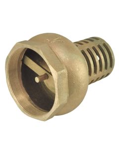 BRASS FOOT VALVE 4"