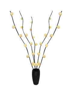 Drita dekorative LED Te Bardha,ne forma topi ratan IP65