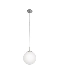 Pendant luminaire E27, 1X60W Glas opal-matt