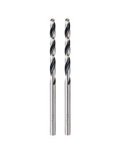 Metal drill bit 3x33x61mm HSS-R  (Pack of 2)