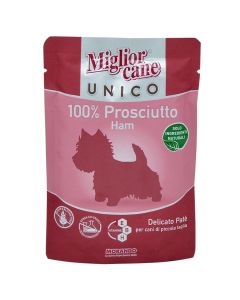 Dogs food, Miglior Cane, with prosciutto ham, 100 gr