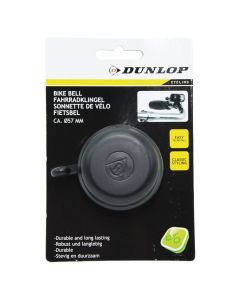 Bike bell, Dunlop, 57 mm, black