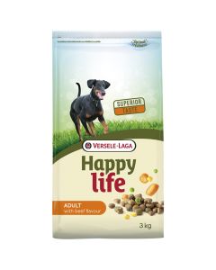 Dogs food, Versele-Laga, Adult, with beef flavour, 3 kg