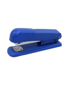 Stapler, plastic and metal, 13.8 cm, blue, 1 piece