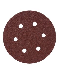 Letër zmerile, Morris, Red, 150 mm, Grit 40, Universale, me 8 vrima
