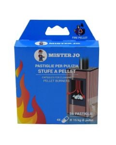 Pills for pellet stoves ceaning, Mister Jo, for 2 weeks