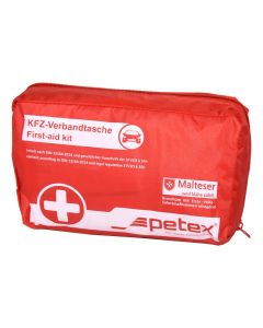 Car First Aid Kit, Petex, DIN 13164, Red