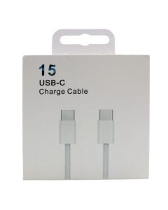 Charging cable, Apple, Type C - Type C, 20W, 100 cm, white