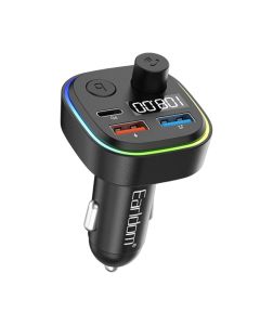 Mp3 me bluetooth për makinë, Earldom, M84, 12V, 3.1A, telefonatë, muzikë, radio, hyrje USB dhe Type-C