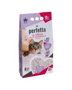 Cat litter, Flair Pet, 10 L, white bentonite, lavender scent