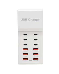 Battery charger, CD, 50 W, 6 USB ports, 6 Type-C ports