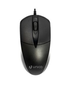 Wired mouse, Unico, MS2577, 1000 DPI, 130 cm cable, black