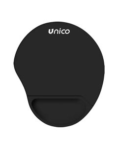 Tapet për maus me suport, Unico, MM5090, 25X21 cm, ngjyrë e zezë