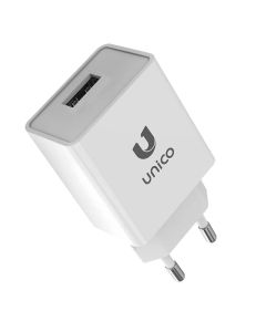 Kokë karikuesi, Unico, HC1640, 2.4A, hyrje USB, ngjyrë e bardhë