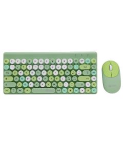 Tastierë dhe maus wireless, Unico, KB1789, 2.4G, 1600 DPI, ngjyrë mente