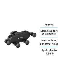 Car phone holder, Unico, BR9204, black