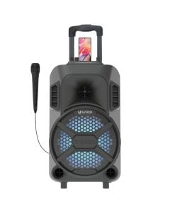 Bluetooth speaker, Unico, BS1523, 5.3, 10 W, 1200 mAh, 2-3 h music, RGB lights, 254x222x445 mm