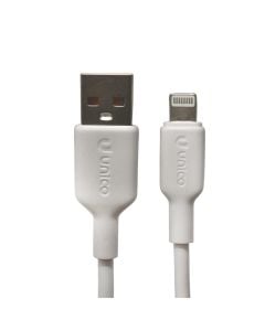 Charging plug, Unico, CB2696, USB - Lightning, 3.4A, 50 cm, white