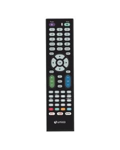 Universal TV remote control, Unico, RT2660, black