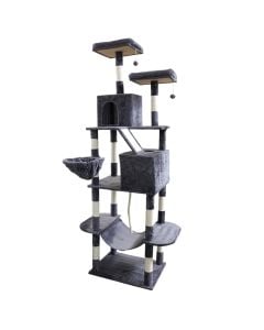 Cat scratcher and seat, Pets, 60x50xH205 cm, tree shape, gray color