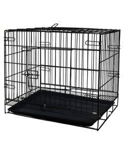 Metal cage for animals, Pets, 90x59x68 cm, black color