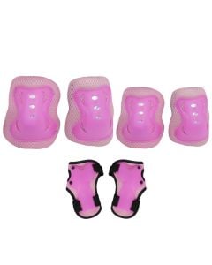 Knee, ankle and forearm support set, for adults, mixed colors