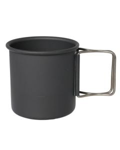 Camping water glass, 350 ml, aluminum