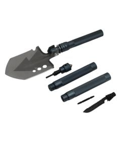 Vegël multifunksionare për kamping, lopatë, 90 cm, çelik