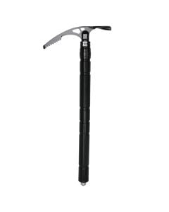 Vegël multifunksionare për kamping, kazmë, 40 cm, çelik